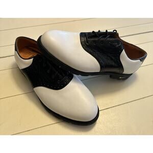 Nike Air Comfort Gore-Tex Verdana Golf Shoe Men Sz 8 US Black Leather 011202 NEW